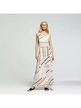Peter Som for DesigNation Rainbow Maxi Dress, Size Small